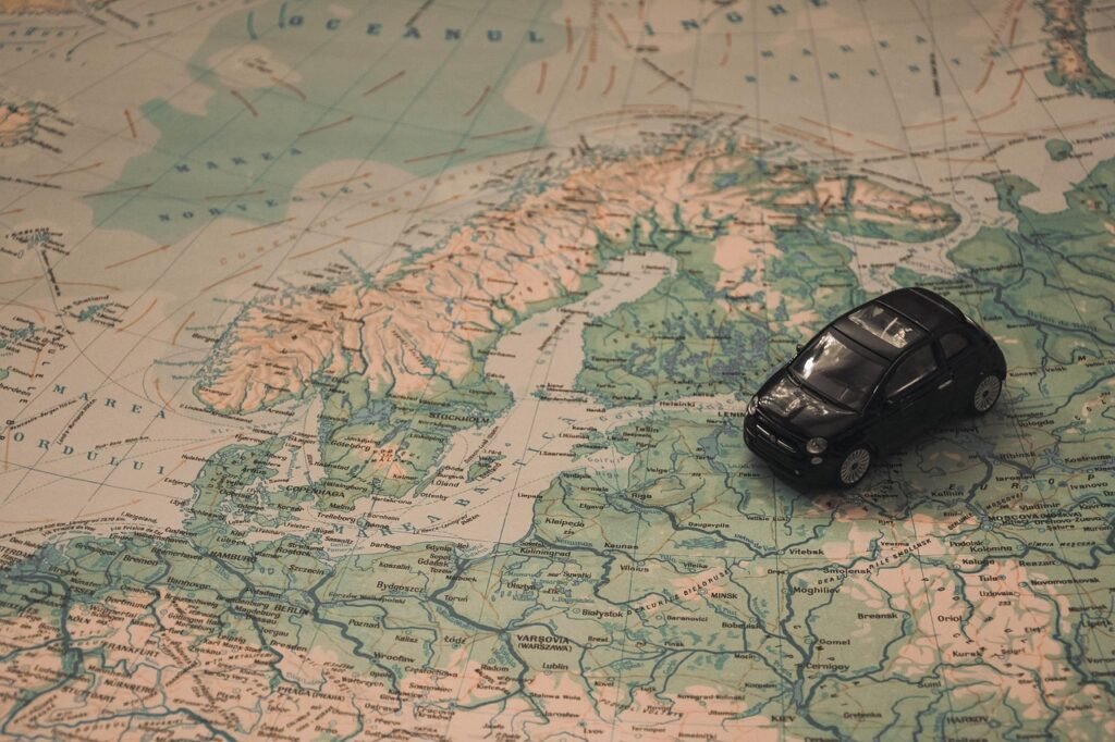 holidays, car, map, travel, car wallpapers, route, adventure, scandinavia, toy, toy car, navigate, norway, navigation, sweden, europe, finland, idea, concept
